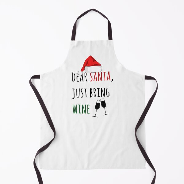 Item preview, Dear Santa Just bring wine | Funny letter to santa | Funny Christmas  designed and sold by Violet Treasures.