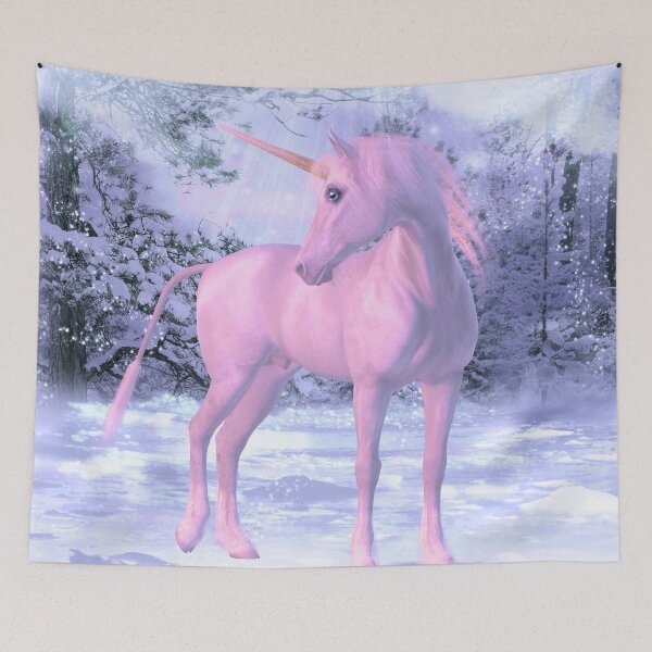 Item preview, Unicorn in the fantasy forest designed and sold by brendanre.