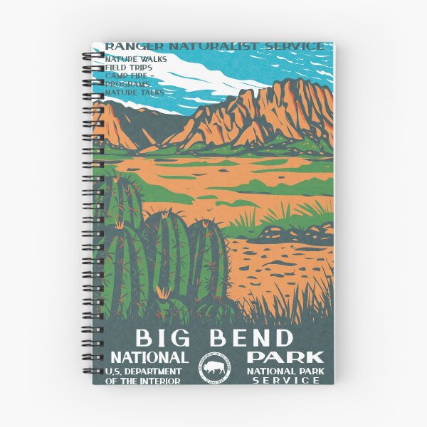 Item preview, Big Bend National Park Vintage WPA Poster designed and sold by JordanHolmes.