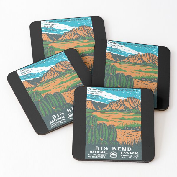 Item preview, Big Bend National Park Vintage WPA Poster designed and sold by JordanHolmes.