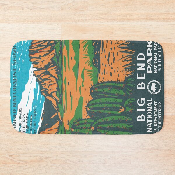 Item preview, Big Bend National Park Vintage WPA Poster designed and sold by JordanHolmes.