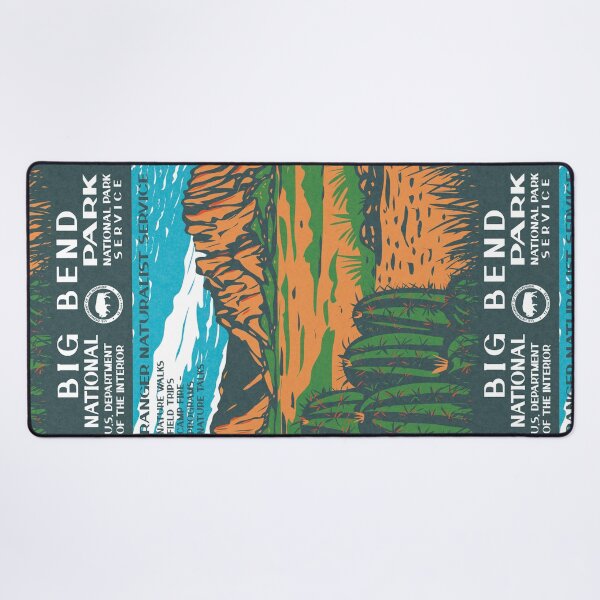 Item preview, Big Bend National Park Vintage WPA Poster designed and sold by JordanHolmes.
