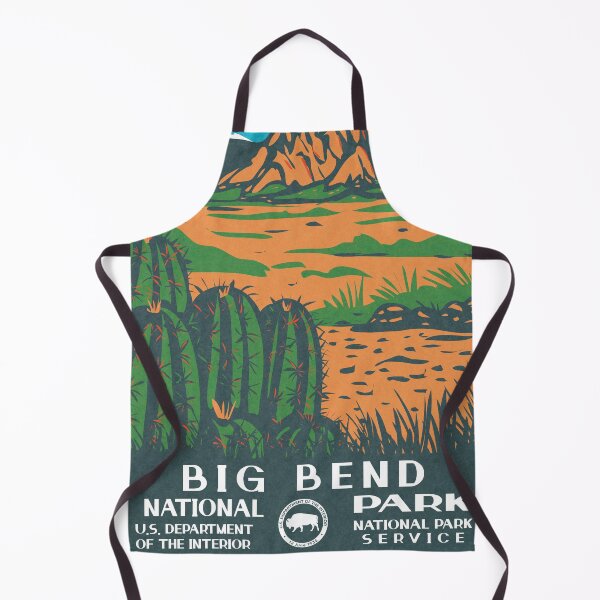 Item preview, Big Bend National Park Vintage WPA Poster designed and sold by JordanHolmes.