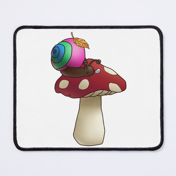 Item preview, Ply Polysexual/Polyromantic Autumn Mushroom Pride Snail designed and sold by PrideSnails.