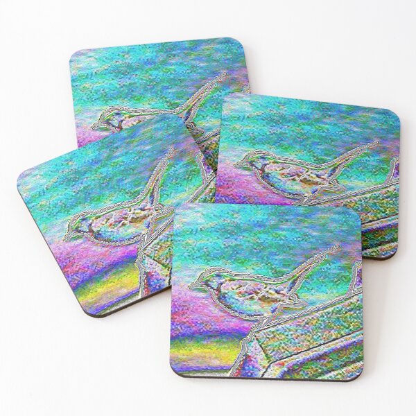 Item preview, Foiled Rooftop Bird designed and sold by kristalcurt.