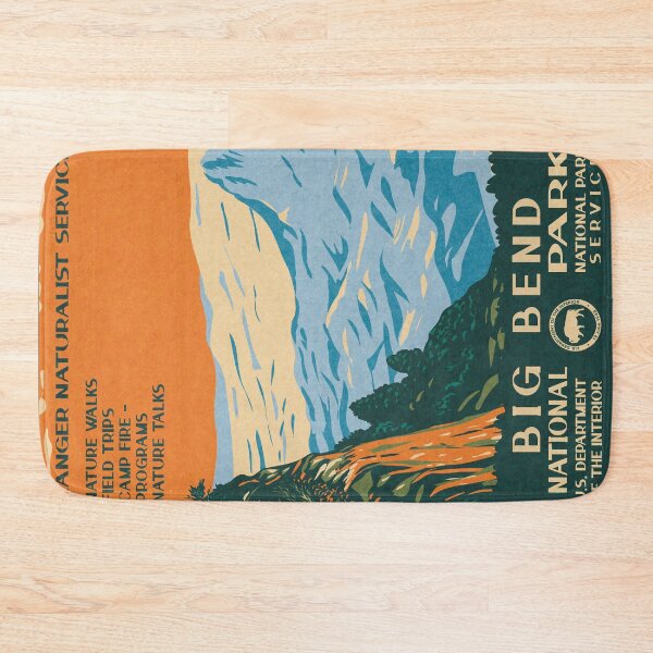 Item preview, Big Bend National Park Vintage WPA Poster Chihuahuan Landscape designed and sold by JordanHolmes.