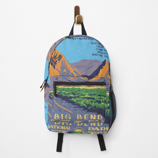 Item preview, Big Bend National Park Vintage WPA Poster Chisos Mountains designed and sold by JordanHolmes.