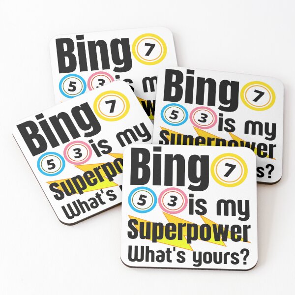 Item preview, Bingo Is My Superpower What’s yours - Crazy Bingo Lady - Best Play Bingo  designed and sold by Sonatablue.