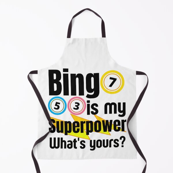 Item preview, Bingo Is My Superpower What’s yours - Crazy Bingo Lady - Best Play Bingo designed and sold by Sonatablue.