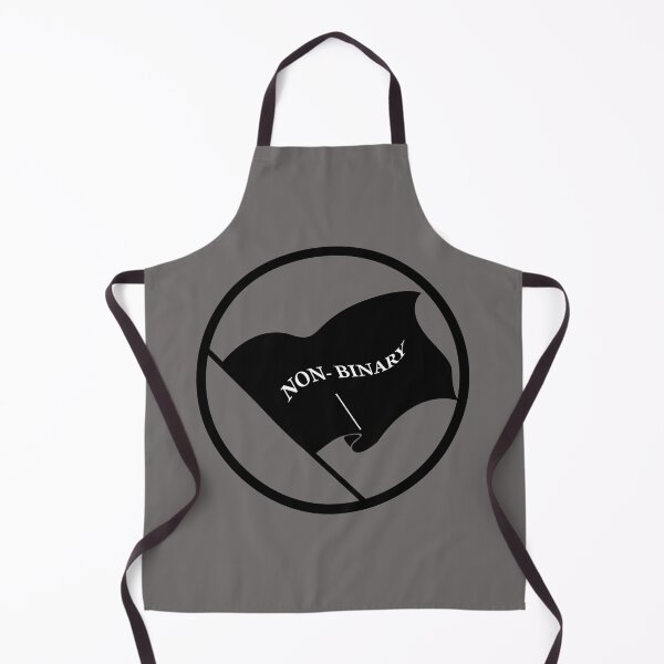 Item preview, Non-Binary Anarchist Flag designed and sold by DykeArt.