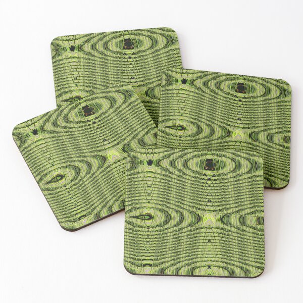 Item preview, Tom Stanley Janca Abstract Green Waves # 125203 designed and sold by Tom Janca.