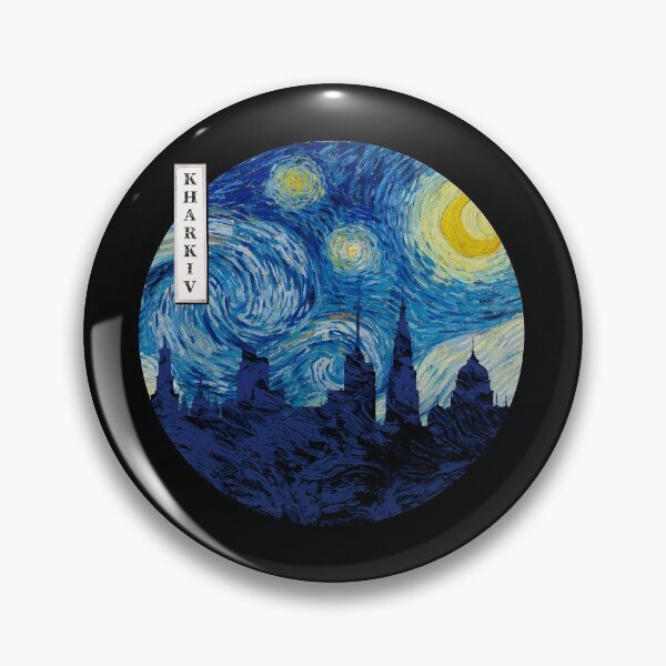 Item preview, Kharkiv Starry Night Van Gogh Circle designed and sold by DFerraz.