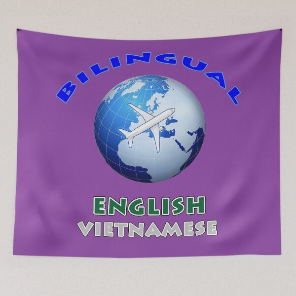 Artikelvorschau, Zweisprachiges Englisch Vietnamesisch entworfen und verkauft von janraydesigns.