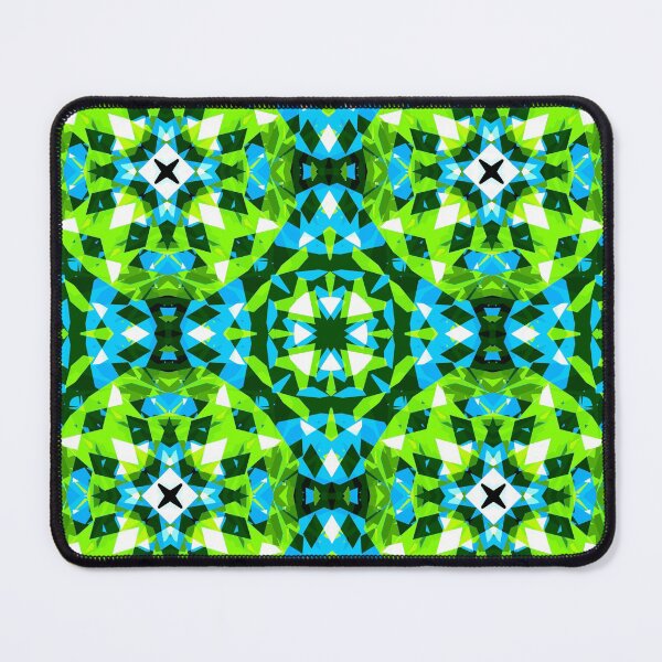 Item preview, Fresh Modern Winter Blue Green Geometric Design Pattern  designed and sold by PatternPerfect.