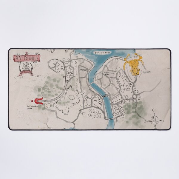 Item preview, Autonica Map designed and sold by Zulubo.