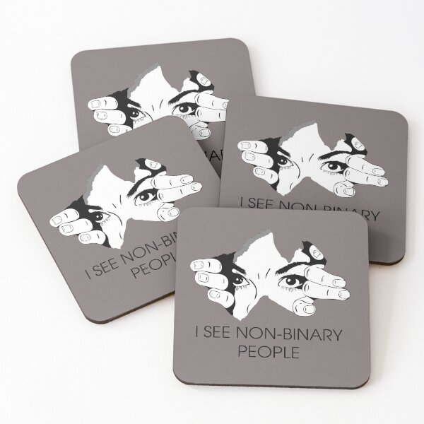 Item preview, I See Non-Binary People designed and sold by DykeArt.