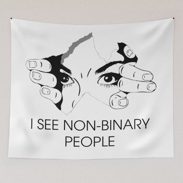 Item preview, I See Non-Binary People designed and sold by DykeArt.