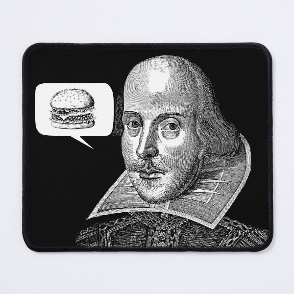 Item preview, Cheeseburger/Hamberger Shakespeare Thought Bubble Renaissance Fair Festival designed and sold by Candlewood Museum & Gift Shoppe.