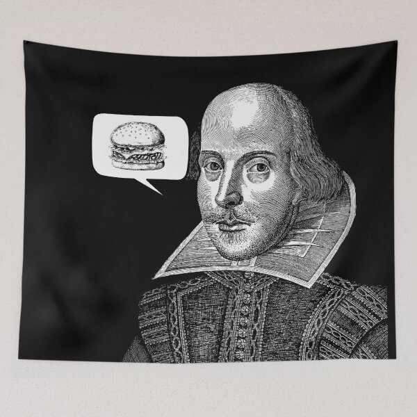 Item preview, Cheeseburger/Hamberger Shakespeare Thought Bubble Renaissance Fair Festival  designed and sold by Candlewood Museum & Gift Shoppe.