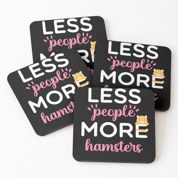 Item preview, Less People More Hamsters - Sassy Quotes designed and sold by DigitalGemShop.