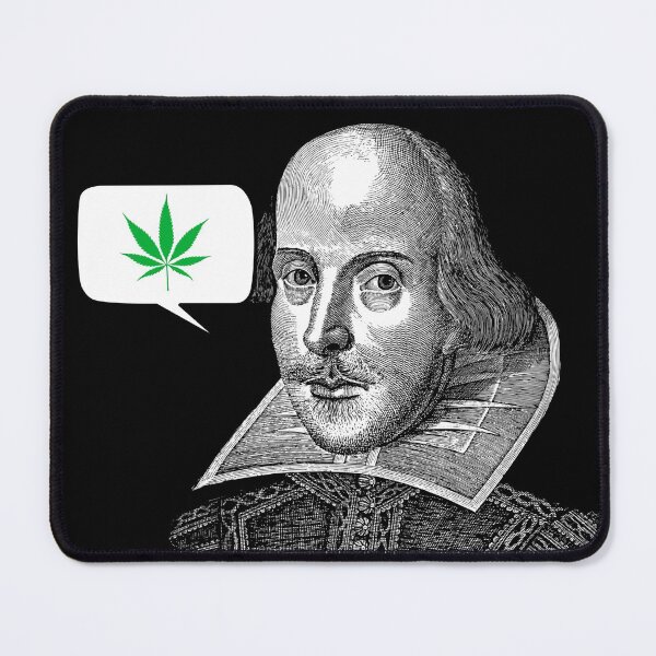 Item preview, Cannibis/Pot Leaf Shakespeare Thought Bubble Renaissance Fair Festival designed and sold by Candlewood Museum & Gift Shoppe.