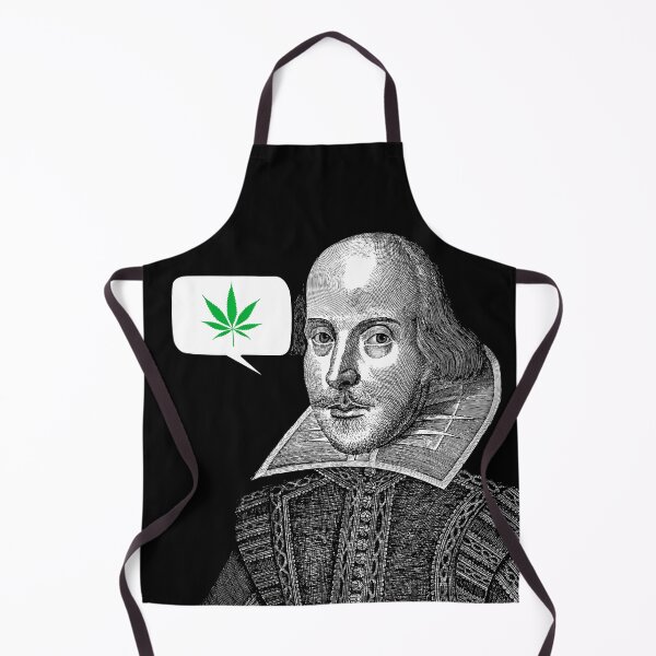 Item preview, Cannibis/Pot Leaf Shakespeare Thought Bubble Renaissance Fair Festival  designed and sold by Candlewood Museum & Gift Shoppe.