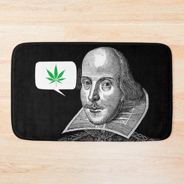 Item preview, Cannibis/Pot Leaf Shakespeare Thought Bubble Renaissance Fair Festival  designed and sold by Candlewood Museum & Gift Shoppe.