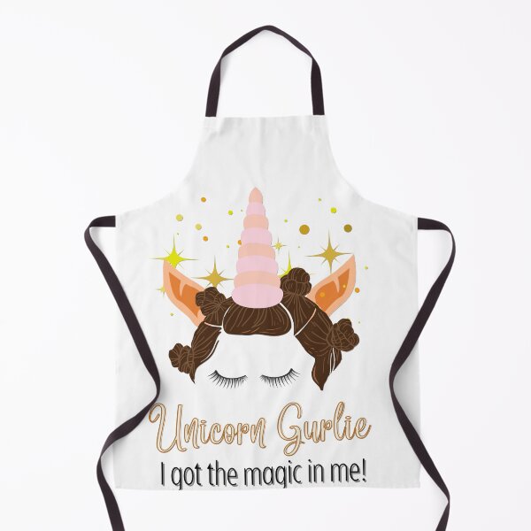 Artikelvorschau, Unicorn Gurlie Ich habe die Magie in mir ~ Bantu Knot Unicorn entworfen und verkauft von JustaGurli.