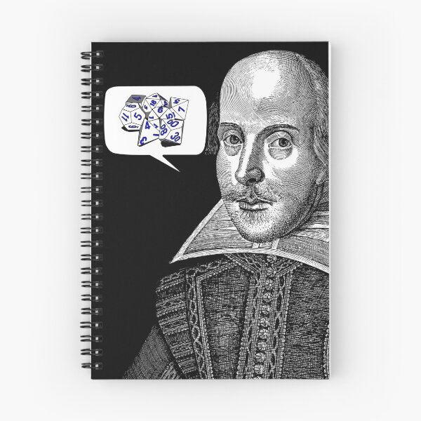 Item preview, Dungeons & Dragons Dice d20 Shakespeare Thought Bubble Renaissance Fair Festival  designed and sold by Candlewood Museum & Gift Shoppe.