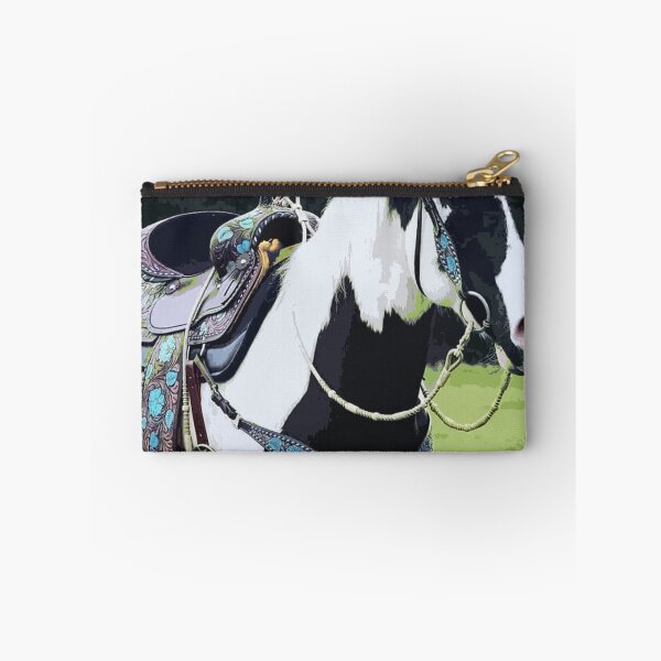 Item preview, Paint Horse with Matching Turqouise Saddle designed and sold by Mompreneur and Daughter.