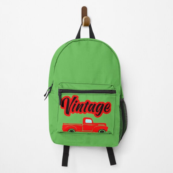 Item preview, Red vintage truck and black letters designed and sold by Marcia Motivos.