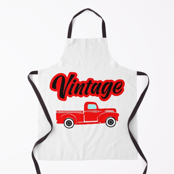 Item preview, Red vintage truck and black letters designed and sold by Marcia Motivos.