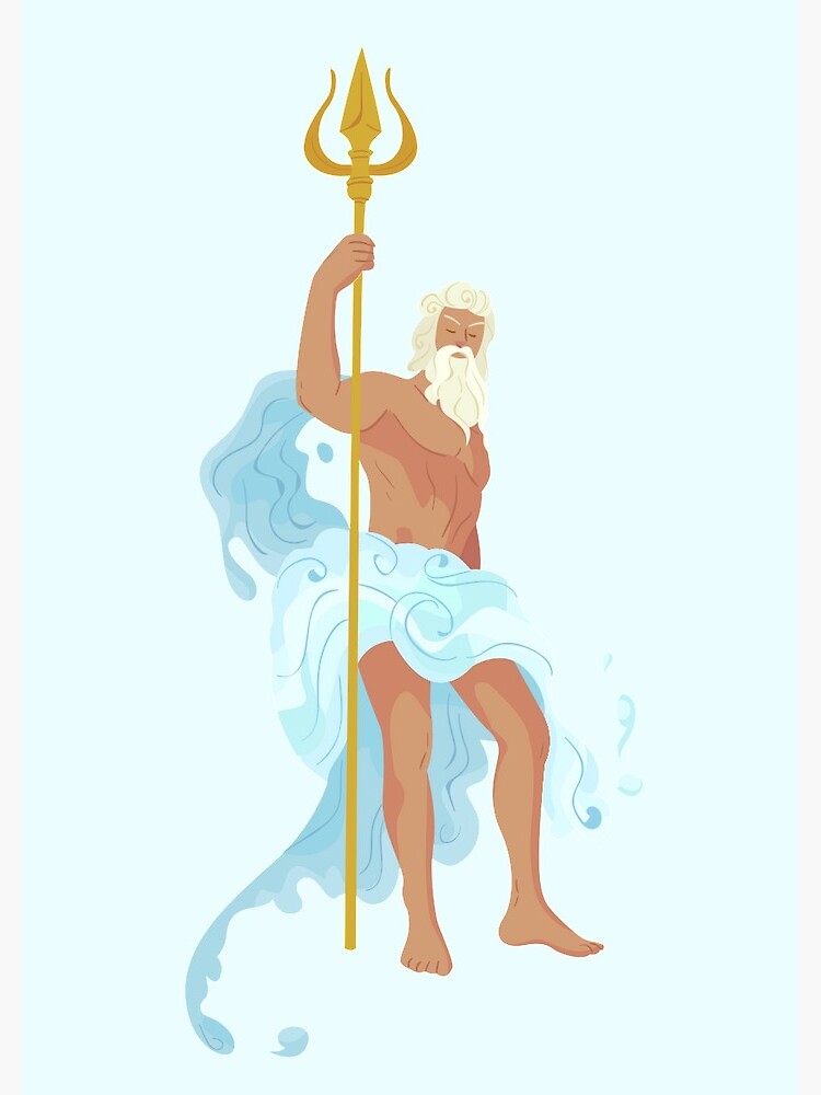 Poseidon Greek God Animated
