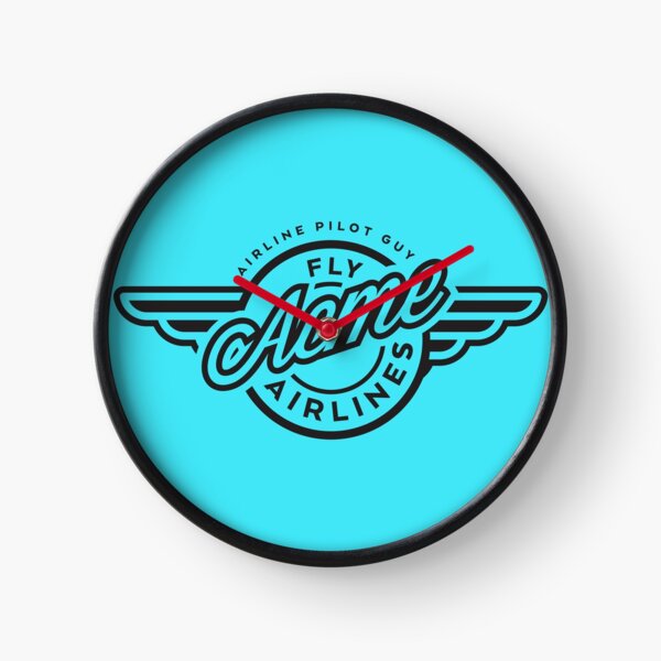 Airline Pilot Guy Show Clock