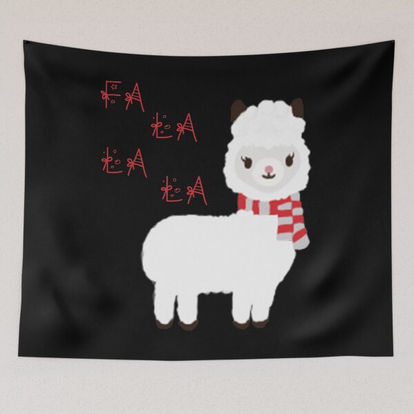 Item preview, Fa La La La Llama Christmas Llama designed and sold by Swigalicious.