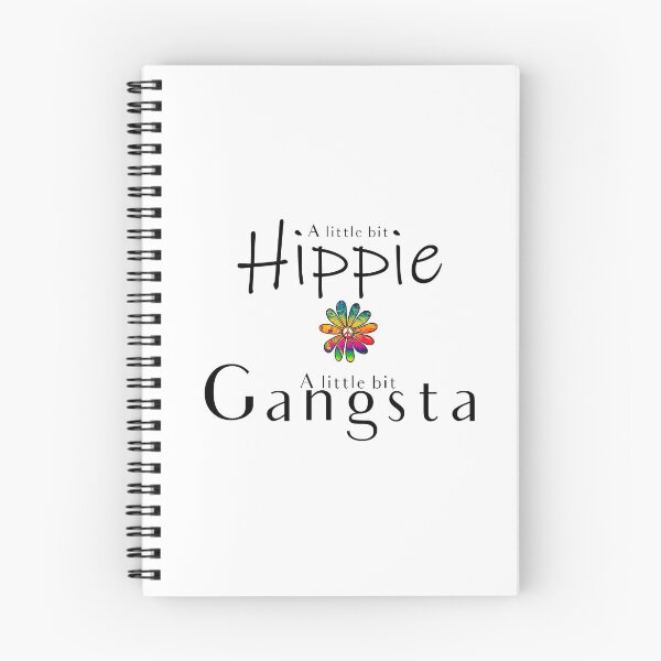 Item preview, Hippie Gangsta Funny Design A Little Bit Hippie Gangsta designed and sold by Swigalicious.