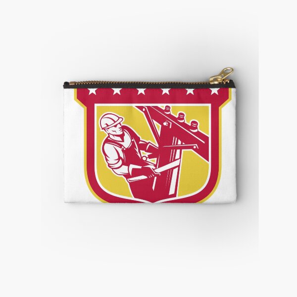 Item preview, Power Lineman Telephone Repairman Shield designed and sold by patrimonio.
