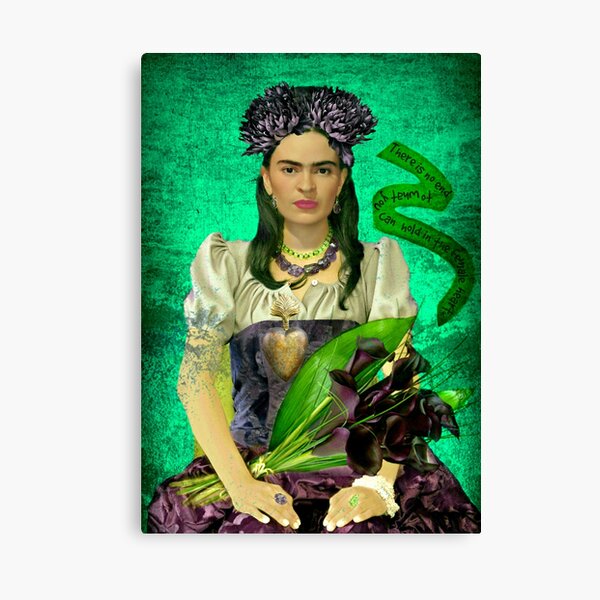 Frida Kahlo Coeur Féminin Impression sur toile