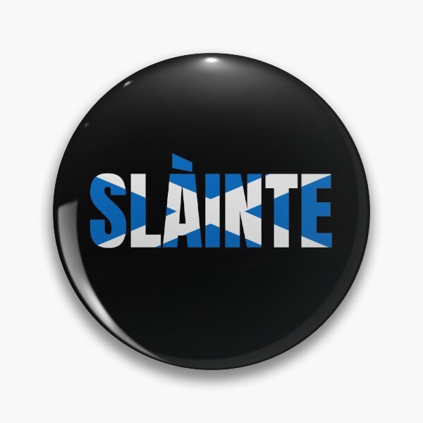 Item preview, Slainte - Health - Saltire - Scottish Flag Blue - Gaidhlig designed and sold by Indy2tees.
