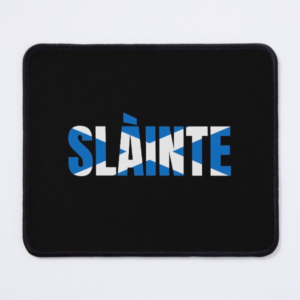 Item preview, Slainte - Health - Saltire - Scottish Flag Blue - Gaidhlig designed and sold by Indy2tees.