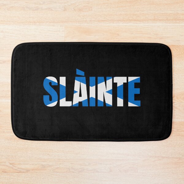 Item preview, Slainte - Health - Saltire - Scottish Flag Blue - Gaidhlig designed and sold by Indy2tees.