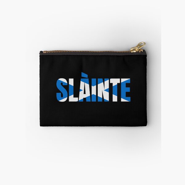 Item preview, Slainte - Health - Saltire - Scottish Flag Blue - Gaidhlig designed and sold by Indy2tees.