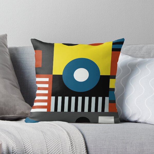 SPEECH AT THE BAUHAUS Throw Pillow