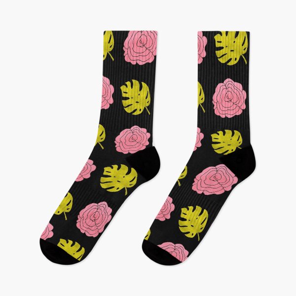 Item preview, Rose Pink Roses & Yellow Leaves Pattern designed and sold by rainestore.