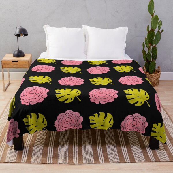 Item preview, Rose Pink Roses & Yellow Leaves Pattern designed and sold by rainestore.