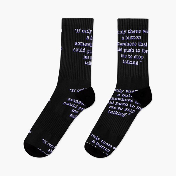 Item preview, My so called life Quote stop talking 90s teen high school thoughts Typography Design Sticker designed and sold by CreatedbyJR.