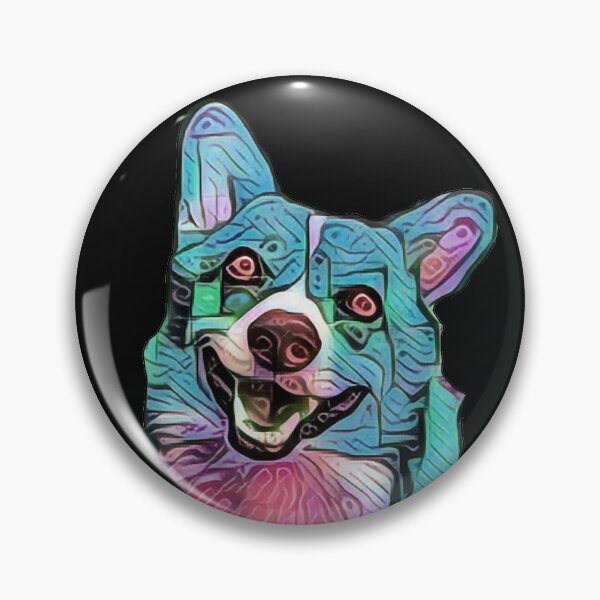 Item preview, Psychedelic Abstract Corgi designed and sold by LideArt.