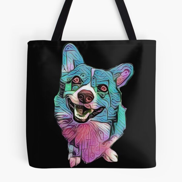 Item preview, Psychedelic Abstract Corgi designed and sold by LideArt.