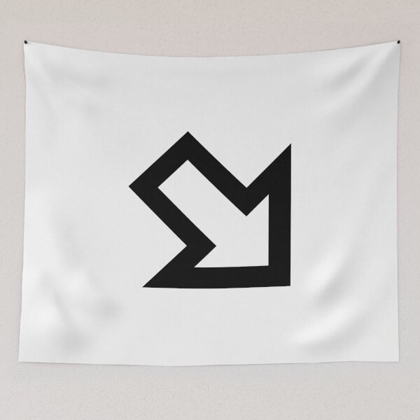 Item preview, MDI Arrow-Bottom-Right-Bold-Outline designed and sold by GnarlyFurtardo.