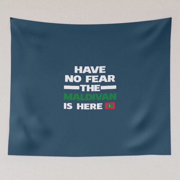 Item preview, No Fear Maldivan Is Here Maldives Pride designed and sold by AlwaysAwesome.